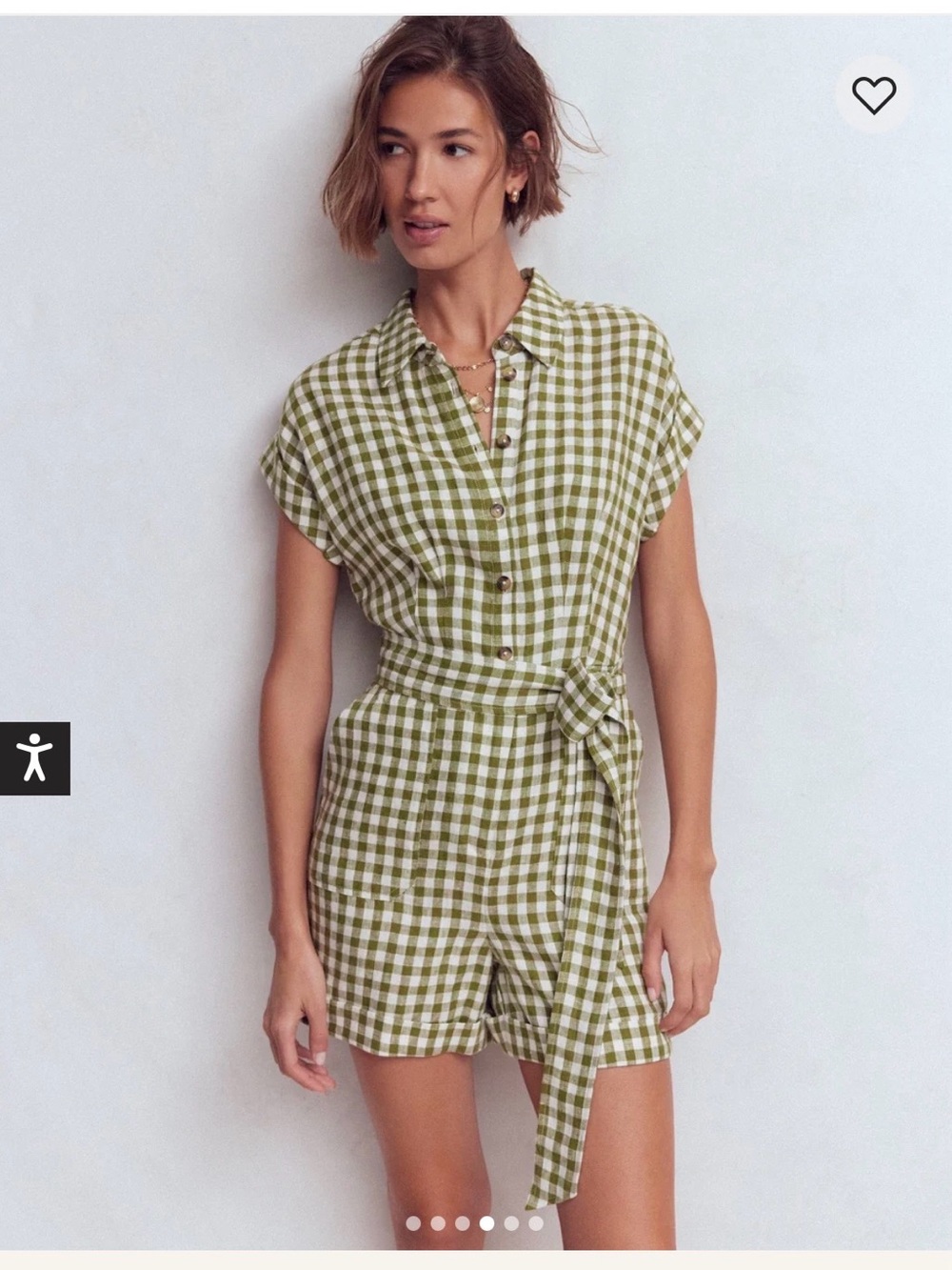 Boden Kay Linen Playsuit